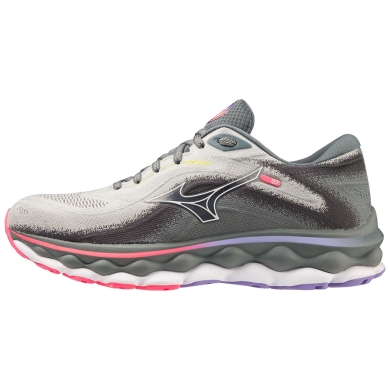 Mizuno Laufschuhe Wave Sky 7 (Dämpfung) hellgrau Damen